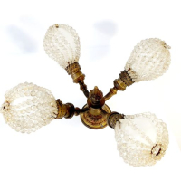 Mooie hang of wandlampen met kristal uit Hotel des Indes